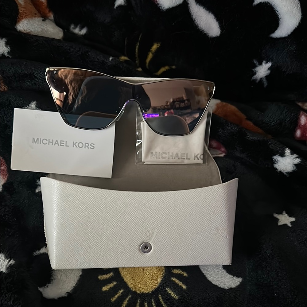 Michael Kors Reflective Silver Sunglasses